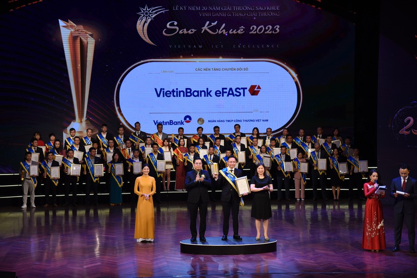 Ngân hàng số cho doanh nghiệp của VietinBank được vinh danh Sao Khuê 2023 - Ảnh 1.