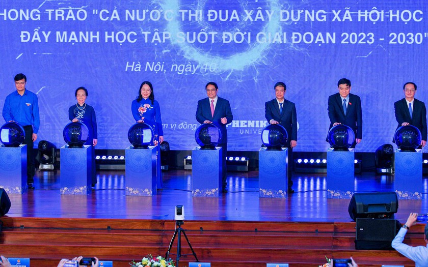Hội Khuyến học Việt Nam tiếp tục làm nòng cốt thúc đẩy xây dựng xã hội học tập - Ảnh 1.