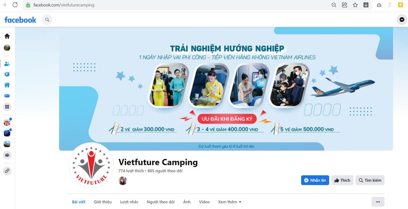 Giả mạo Vietnam Airlines mời trại hè hướng nghiệp hàng không - Ảnh 1.