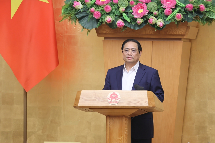 Thủ tướng Chính phủ Phạm Minh Chính chủ trì phiên họp Chính phủ thường kỳ tháng 5/2023 - Ảnh 1.
