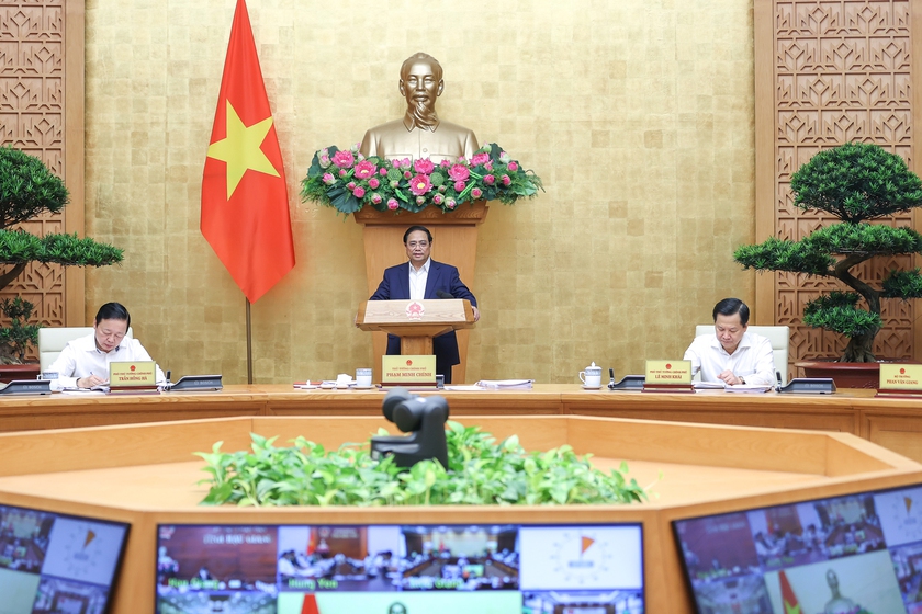 Thủ tướng Chính phủ Phạm Minh Chính chủ trì phiên họp Chính phủ thường kỳ tháng 5/2023 - Ảnh 2.
