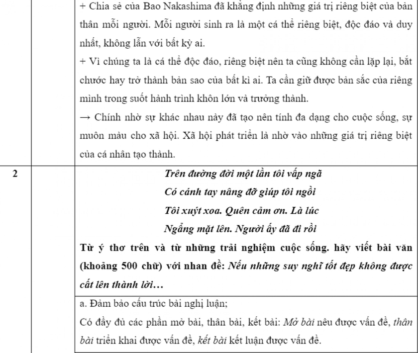 Gợi ý đáp án môn Ngữ văn thi vào lớp 10 tại Thành phố Hồ Chí Minh năm 2023 - Ảnh 5.