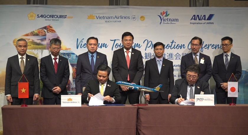 Việt Nam - Nhật Bản ký kết hợp tác, quảng bá du lịch - Ảnh 1.