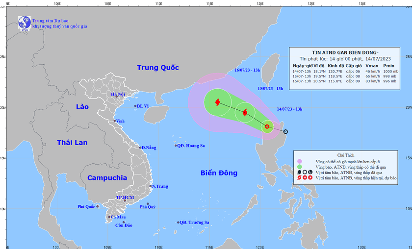 2 kịch bản đối với diễn biến của áp thấp nhiệt đới có thể mạnh lên thành bão trên Biển Đông - Ảnh 2.
