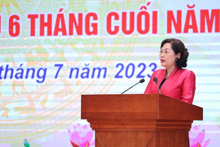 Thủ tướng Chính phủ Phạm Minh Chính dự Hội nghị sơ kết hoạt động ngân hàng 6 tháng đầu năm - Ảnh 4.