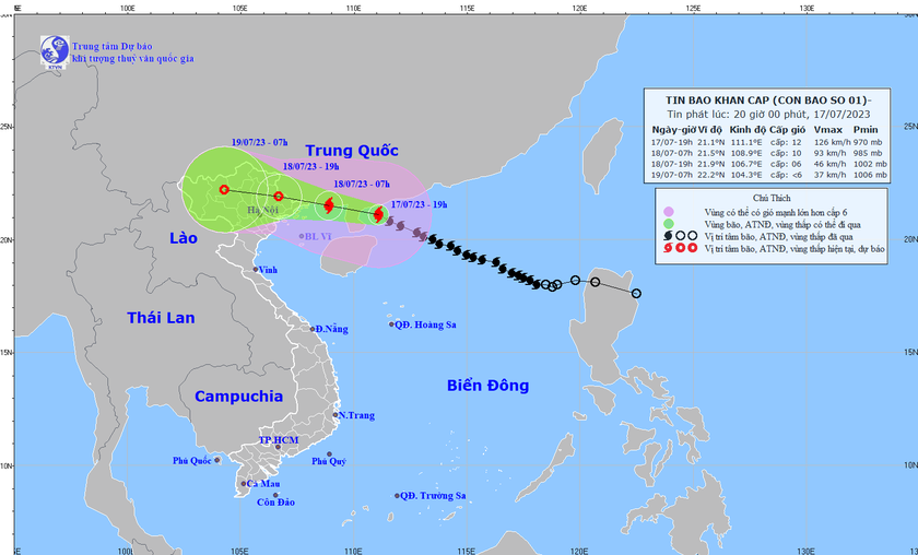 Ứng phó với bão số 1, dừng tiếp nhận tàu bay ở Cảng hàng không Nội Bài, Vân Đồn, Cát Bi - Ảnh 1.