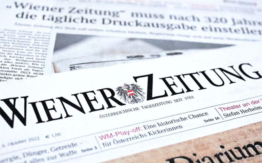 Tờ báo nổi tiếng 320 tuổi của Áo chính thức ngừng ấn bản in  - Ảnh 1.