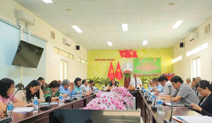 Hội Khuyến học và Mặt trận Tổ quốc Việt Nam tỉnh Bình Thuận đẩy mạnh phong trào học tập và xây dựng nông thôn mới - Ảnh 1.
