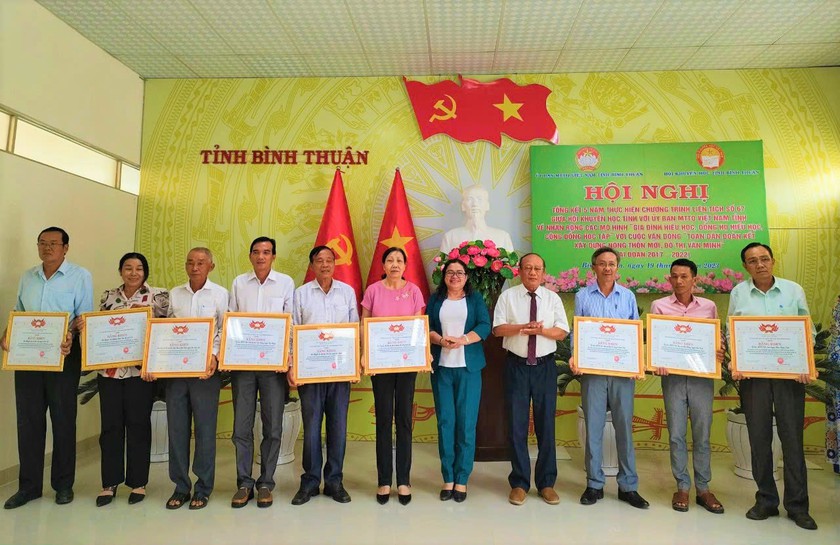 Hội Khuyến học và Mặt trận Tổ quốc Việt Nam tỉnh Bình Thuận đẩy mạnh phong trào học tập và xây dựng nông thôn mới - Ảnh 3.