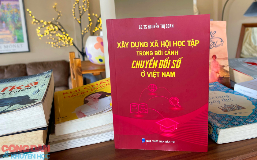 GS.TS Nguyễn Thị Doan xuất bản sách "Xây dựng xã hội học tập trong bối cảnh chuyển đổi số ở Việt Nam"- Ảnh 1.