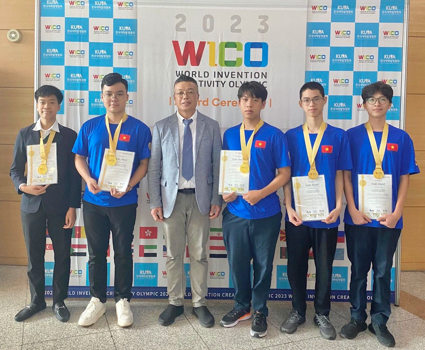 Học sinh Việt Nam giành Huy chương Vàng Olympic Phát minh và Sáng tạo thế giới với sáng kiến về thùng bảo quản vaccine - Ảnh 3.