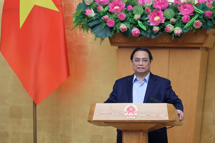 Thủ tướng Chính phủ Phạm Minh Chính chủ trì hội nghị trực tuyến toàn quốc Chính phủ với các địa phương - Ảnh 3.