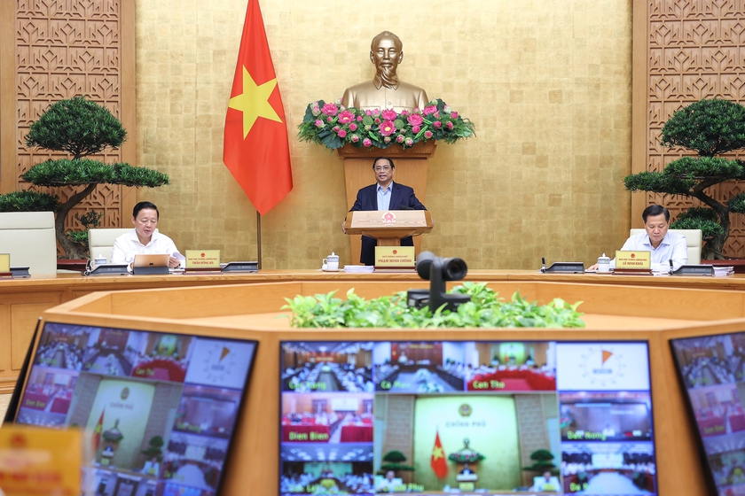 Thủ tướng Chính phủ Phạm Minh Chính chủ trì hội nghị trực tuyến toàn quốc Chính phủ với các địa phương - Ảnh 2.
