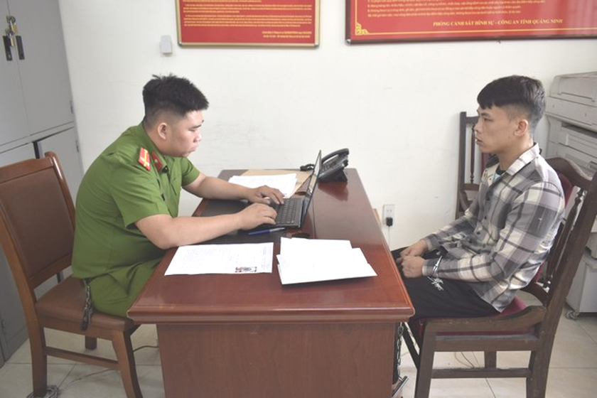 Bắt giữ nam sinh viên liên tiếp trộm cắp tài sản nhà dân ở Quảng Ninh - Ảnh 1.