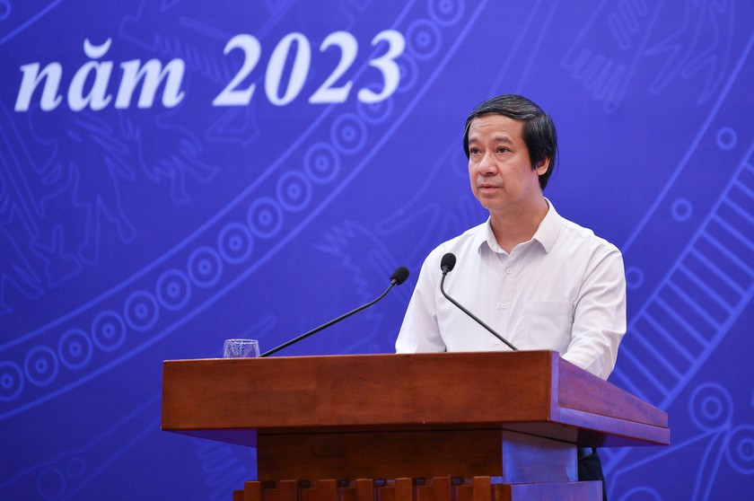 Thủ tướng Chính phủ Phạm Minh Chính dự hội nghị triển khai năm học mới 2023-2024 - Ảnh 3.