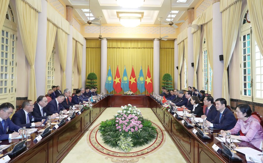 Thúc đẩy quan hệ song phương, đưa hợp tác Việt Nam - Kazakhstan đi vào chiều sâu, hiệu quả  - Ảnh 3.