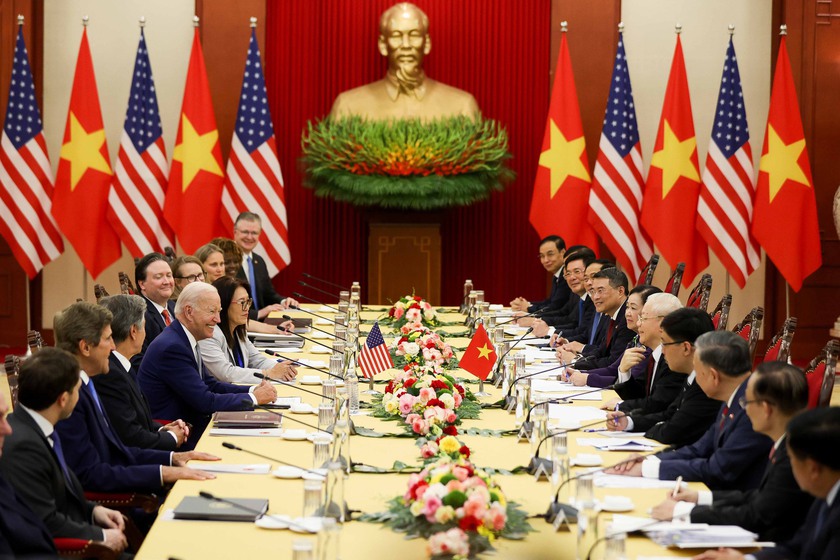 Toàn văn Tuyên bố chung về nâng cấp quan hệ Việt Nam - Hoa Kỳ lên Đối tác Chiến lược Toàn diện - Ảnh 4.