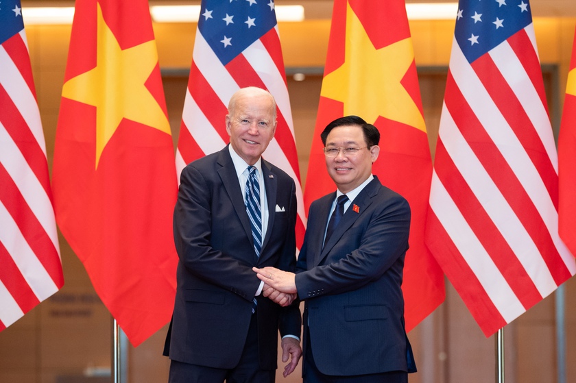 Tổng thống Hoa Kỳ Joe Biden kết thúc tốt đẹp chuyến thăm cấp Nhà nước tới Việt Nam - Ảnh 7.