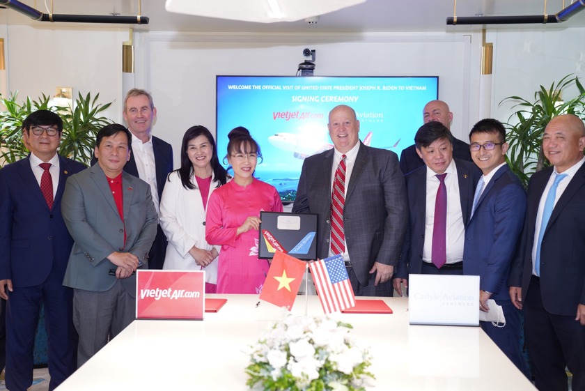 Vietjet và Tập đoàn Carlyle ký kết tài trợ máy bay trị giá 550 triệu USD - Ảnh 2.