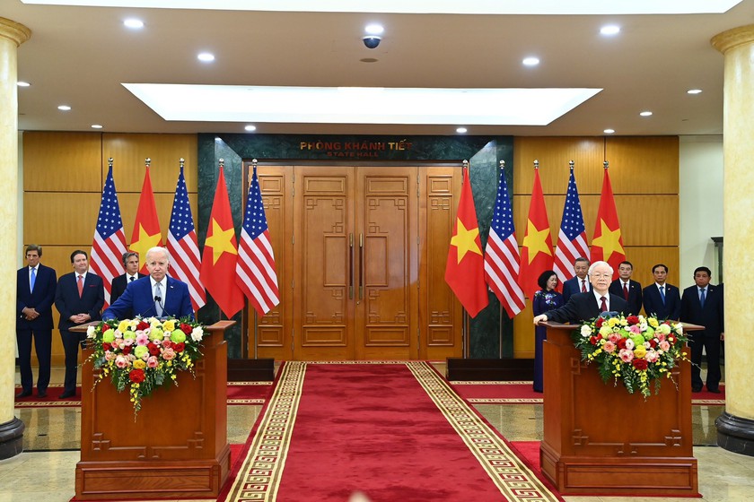 Toàn văn Tuyên bố chung về nâng cấp quan hệ Việt Nam - Hoa Kỳ lên Đối tác Chiến lược Toàn diện - Ảnh 5.