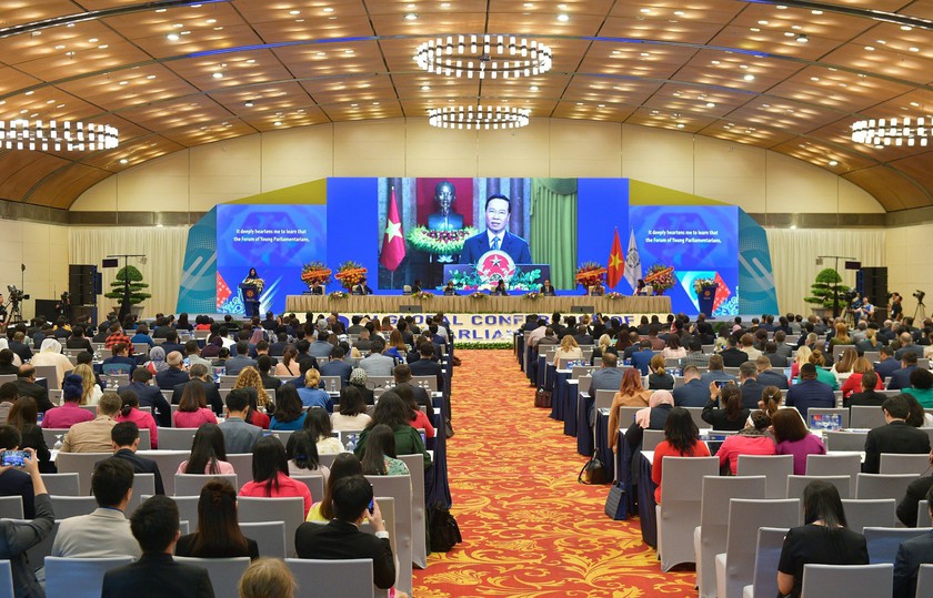 Thông điệp của Chủ tịch nước Võ Văn Thưởng gửi tới Hội nghị Nghị sĩ trẻ toàn cầu lần thứ 9 - Ảnh 1.