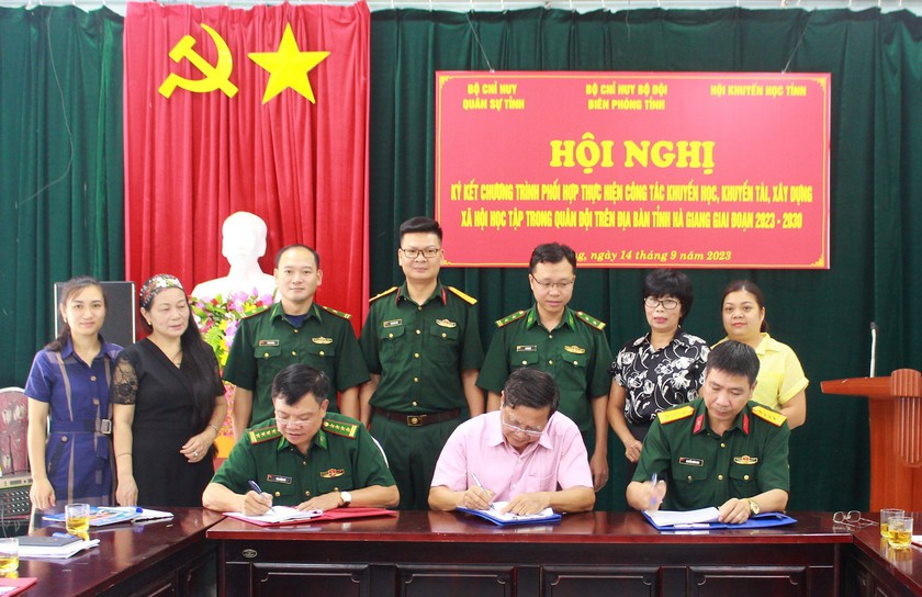 Thúc đẩy khuyến học - khuyến tài trong quân đội tại tỉnh Hà Giang - Ảnh 2.