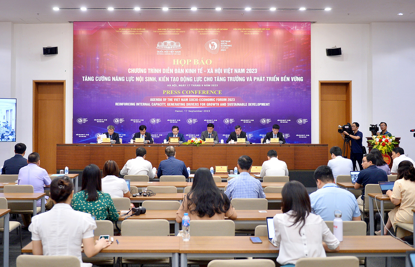 Ngày 19/9 sẽ diễn ra Diễn đàn Kinh tế - Xã hội Việt Nam năm 2023 - Ảnh 1.