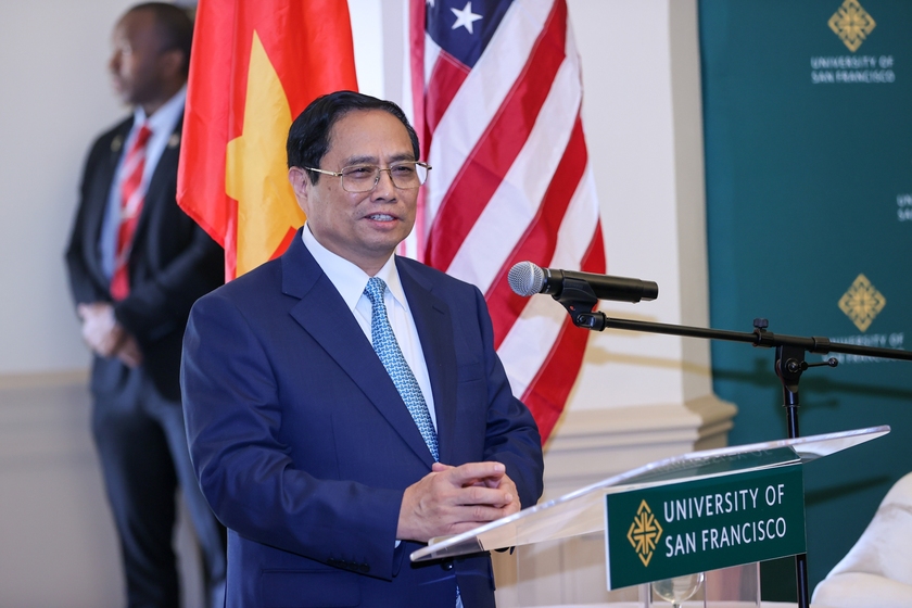 Thủ tướng Chính phủ Phạm Minh Chính thăm Đại học San Francisco, thúc đẩy hợp tác giáo dục Việt Nam – Hoa Kỳ - Ảnh 2.