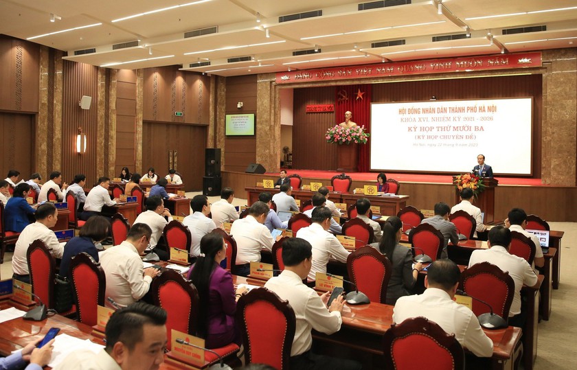 Hà Nội quyết định một số nội dung quan trọng tại kỳ họp 13 - Ảnh 1.