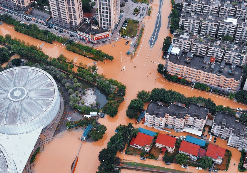 Bão Haikui gây lũ lụt nghiêm trọng ở miền đông nam Trung Quốc- Ảnh 1.
