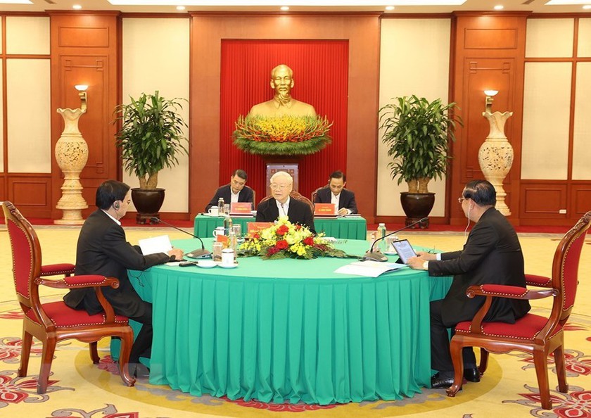 Củng cố, tăng cường hơn nữa quan hệ giữa ba Đảng và nhân dân ba nước Việt Nam - Campuchia - Lào- Ảnh 3.
