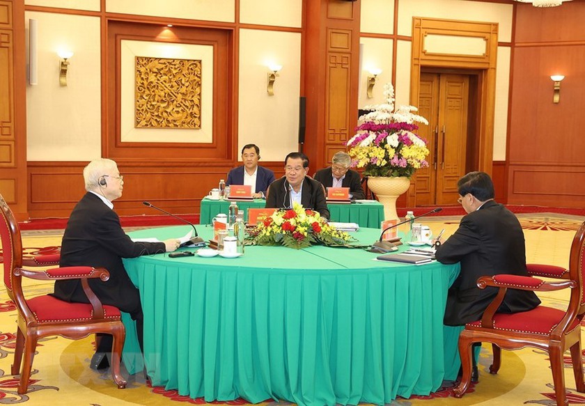 Củng cố, tăng cường hơn nữa quan hệ giữa ba Đảng và nhân dân ba nước Việt Nam - Campuchia - Lào- Ảnh 5.
