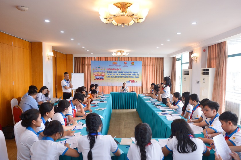 Tập huấn kỹ năng cho các đại biểu trẻ em tiêu biểu tham dự phiên họp giả định ''Quốc hội trẻ em'' - Ảnh 4.