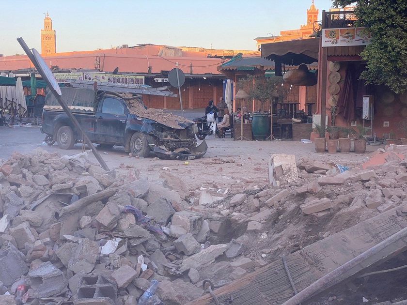 Động đất mạnh 7,2 độ richter ở Maroc làm gần 1000 người thương vong - Ảnh 3.