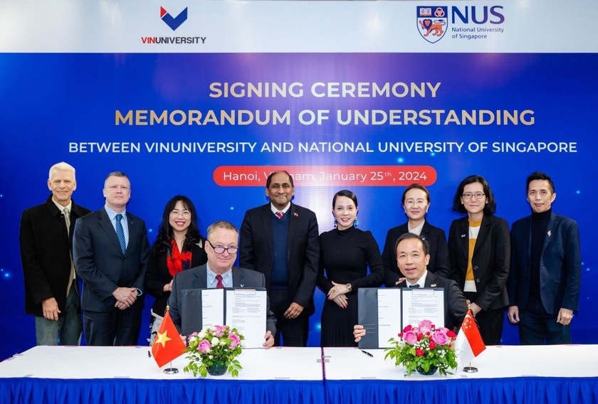 VinUni hợp tác với Đại học Quốc gia Singapore về đổi mới sáng tạo- Ảnh 1.