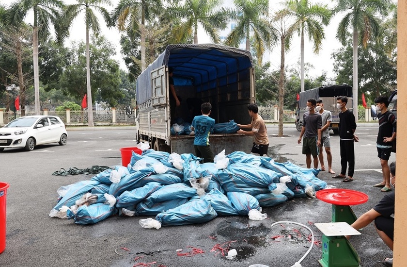 Lào Cai: Tạm giữ 2 xe chở gần 4 tấn cá tầm không rõ nguồn gốc ở khu vực biên giới- Ảnh 2.