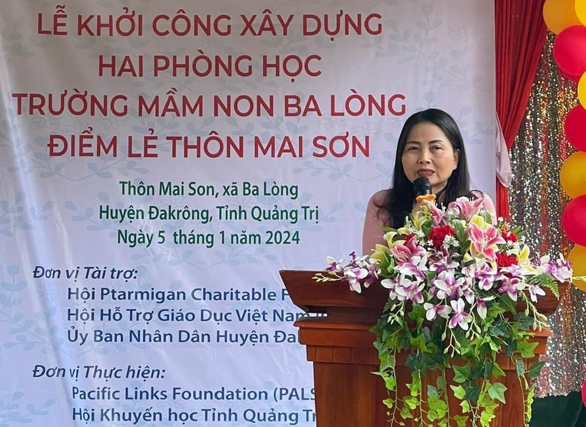 Quảng Trị: Khởi công xây dựng phòng học gần 1,1 tỉ đồng tại Trường mầm non Ba Lòng- Ảnh 2.