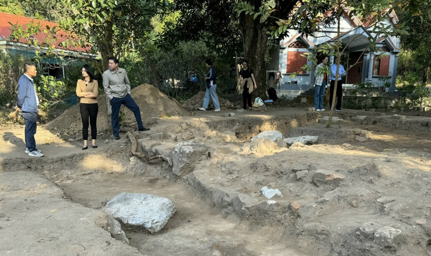 Quảng Ninh: Phát lộ nhiều dấu tích quan trọng trong quá trình khai quật di tích chùa Hàm Long- Ảnh 1.