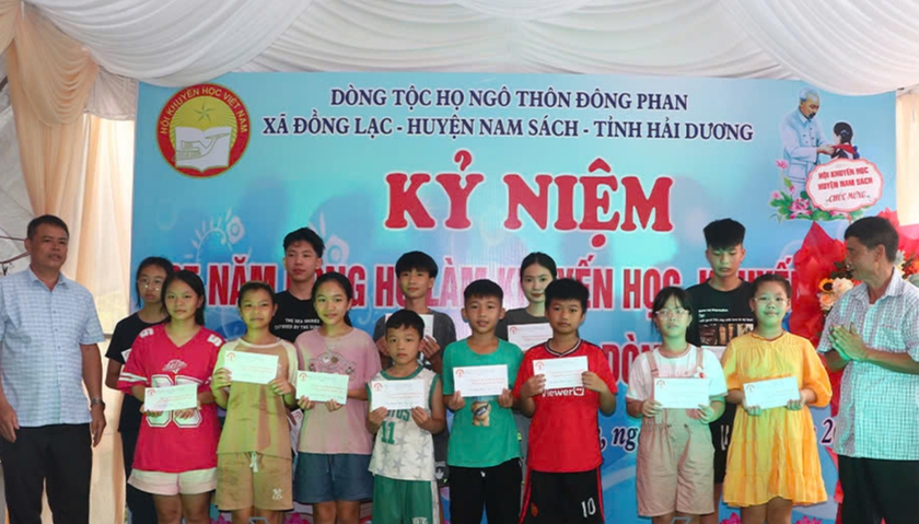 Xuất bản sách dòng họ khuyến học tại Hải Dương - Ảnh 1.