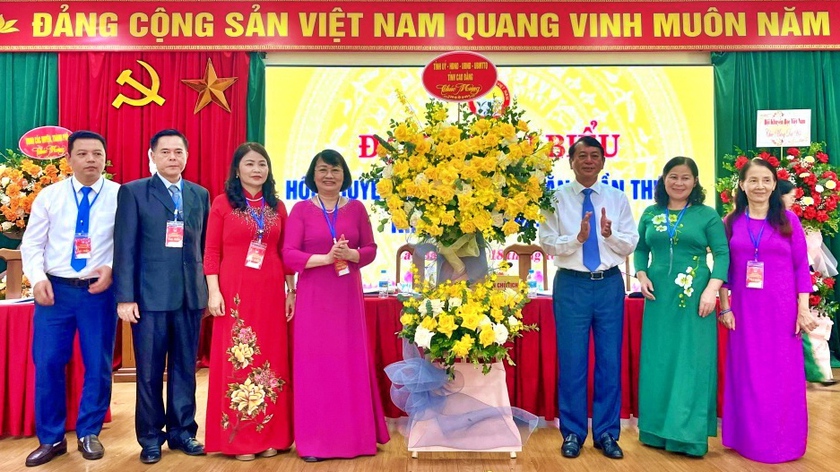 Đại hội đại biểu Hội Khuyến học tỉnh Cao Bằng lần thứ VI, nhiệm kỳ 2024 - 2029 - Ảnh 4.