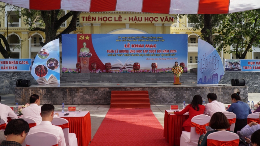 Quảng Ninh: Khai mạc Tuần lễ hưởng ứng học tập suốt đời năm 2024 - Ảnh 1.