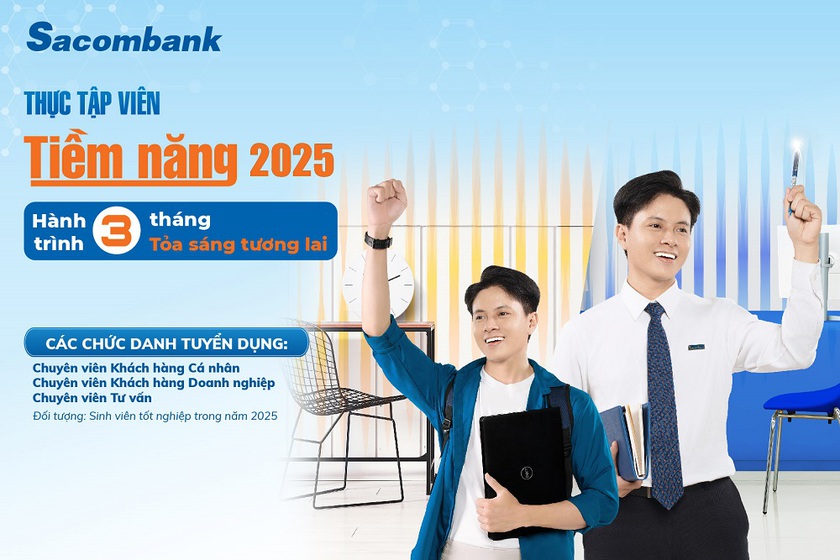 Sacombank dành nhiều cơ hội thực tập cho sinh viên - Ảnh 1.