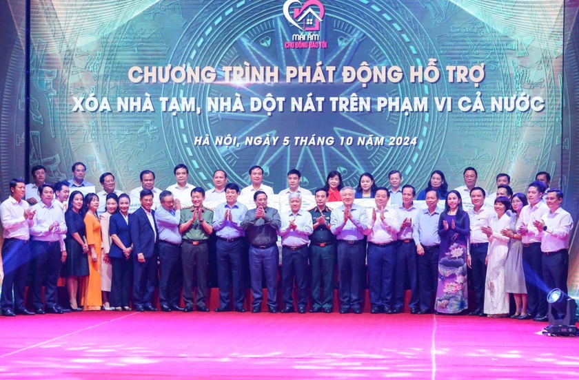 Agribank ủng hộ 100 tỷ đồng hưởng ứng đợt thi đua hoàn thành xóa nhà tạm, nhà dột nát trên cả nước- Ảnh 3.