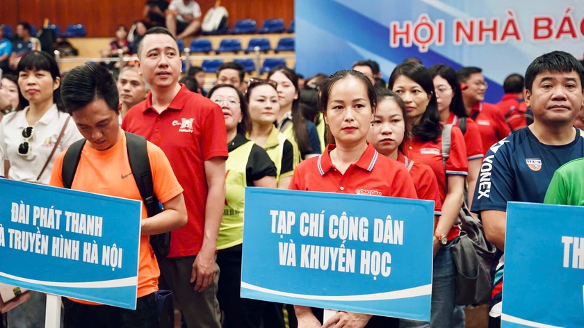 Hội khỏe Hội Nhà báo thành phố Hà Nội mở rộng 2024: Sân chơi lành mạnh, bổ ích của những người làm báo - Ảnh 3.