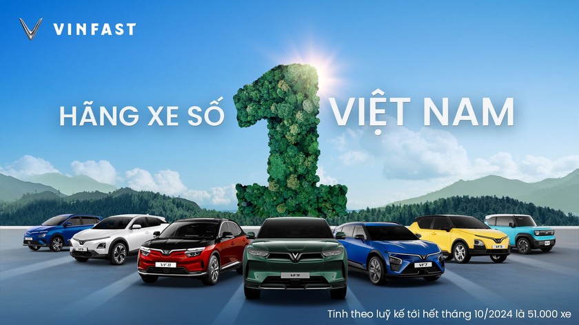 VinFast trở thành hãng xe chiếm thị phần số 1 Việt Nam - Ảnh 1.