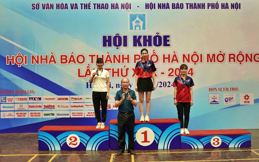 Hội Khoẻ Hội Nhà báo Thành phố Hà Nội mở rộng bế mạc, nhiều vận động viên đạt thành tích cao- Ảnh 13.