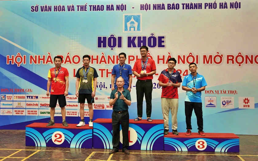 Hội Khoẻ Hội Nhà báo Thành phố Hà Nội mở rộng bế mạc, nhiều vận động viên đạt thành tích cao- Ảnh 5.