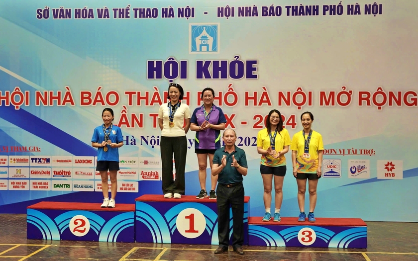 Hội Khoẻ Hội Nhà báo Thành phố Hà Nội mở rộng bế mạc, nhiều vận động viên đạt thành tích cao- Ảnh 3.