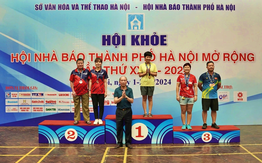 Hội Khoẻ Hội Nhà báo Thành phố Hà Nội mở rộng bế mạc, nhiều vận động viên đạt thành tích cao- Ảnh 2.