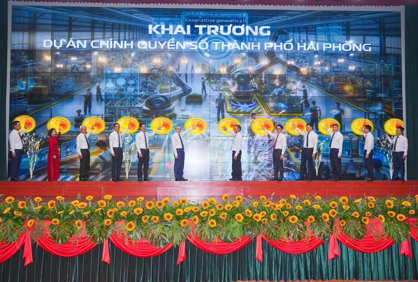 Hải Phòng: Khai trương Dự án Chính quyền số thành phố - Ảnh 1.